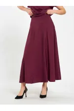 041162 Ruffled Midi Skirt