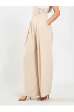 031635 A pileli Bol Paça Pantolon