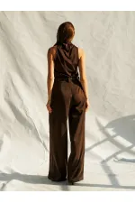 071773 Buckled Satin Blouse 071773 Buckled Satin Blouse