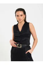 120734 Basic Saten Yelek