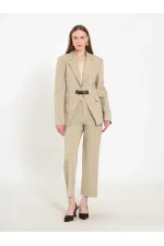 131066 Stella Jacket with Front Belt Buckle