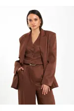 031624 Belt Detail Single Pleat Trousers