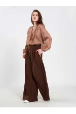 031676 Pleated Loose Fit Belted Trousers 031676 Pleated Loose Fit Belted Trousers
