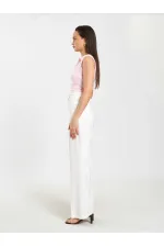 071894 Önü Fermuarlı Örme Kolsuz Body