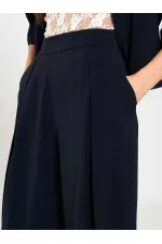 031635 A pileli Bol Paça Pantolon