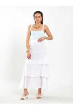 041040 Layered Ruffled Skirt