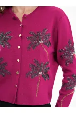 150525 Palmiye Boncuklu Hırka