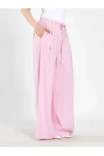 031678 Elastic Waist Detail Belted Trousers 031678 Elastic Waist Detail Belted Trousers