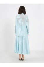 Chemise oversize brodée 080781