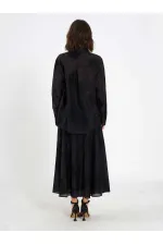 Chemise oversize brodée 080781