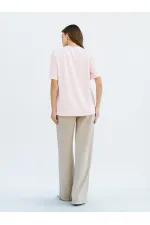 T-shirt oversize à col rond 050733