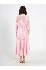 080781 Embroidered Oversize Shirt