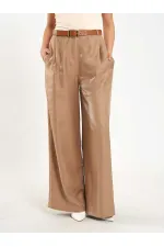031660 Single Pleated Wide Belt Trousers