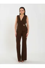 031657 Düz Kemer Pantolon