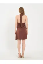 111644 Front Buckle Mini Dress