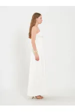 111688 Asymmetrical Waist Corset Dress