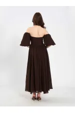 111736 Balloon Sleeve Cotton Dress 111736 Balloon Sleeve Cotton Dress