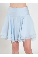 041182 Beli Nervürlü Mini Etek 041182 Beli Nervürlü Mini Etek