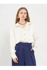 080771 Basic Satin Shirt