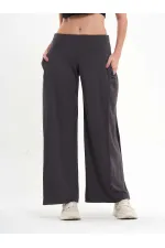 Pantalon à jambes larges avec plis latéraux 031595