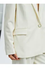 130984 Tek Düğmeli Blazer Ceket