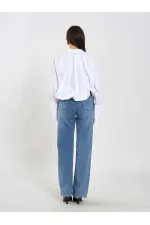 080795 Balon Poplin Gömlek