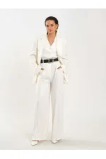 131055 Tek Düğme Oversize Ceket