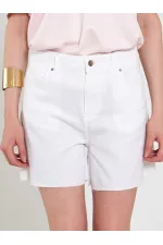 010877 Denim Mini Shorts