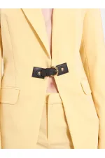 131066 Stella Jacket with Front Belt Buckle