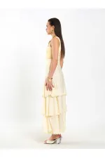 041040 Layered Ruffled Skirt