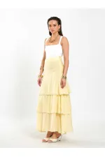 Jupe à volants superposés 041040