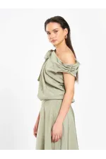 071886 One Shoulder Blouse