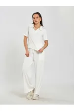 Pantalon à taille élastique 031628
