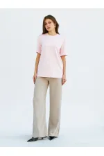 T-shirt oversize à col rond 050733