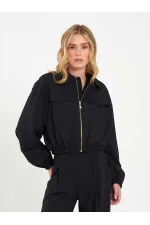 160896 Önü Fermuarlı Bomber Ceket