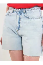 010877 Denim Mini Shorts