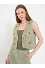 220524 Embroidered Vest Set