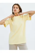 050733 Crew Neck Oversize T-Shirt