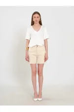 010877 Denim Mini Shorts