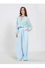 031676 Pleated Loose Fit Belted Trousers 031676 Pleated Loose Fit Belted Trousers