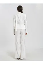 131049 Veste châle à col en V