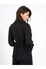 Chemise à détails en dentelle 080812