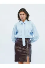 080733 Kravatlı Tek Cep Gömlek