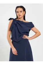 071886 One Shoulder Blouse