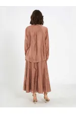 Chemise oversize brodée 080781