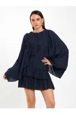 041173 Mini-jupe à volants