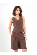 010876 Tek Pileli Bermuda