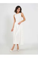 Robe midi sans manches 111717