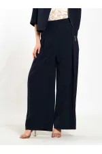 031635 A pileli Bol Paça Pantolon