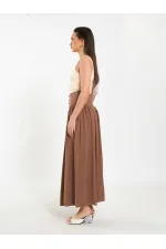 Jupe longue boutonnée sur le devant, style corset, référence 041171